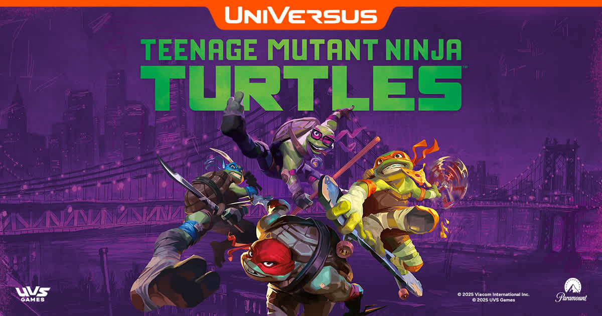 Thu 8/14/2025, 6 pm - TMNT UniVersus Prerelease: Cowabunga in the Cards!