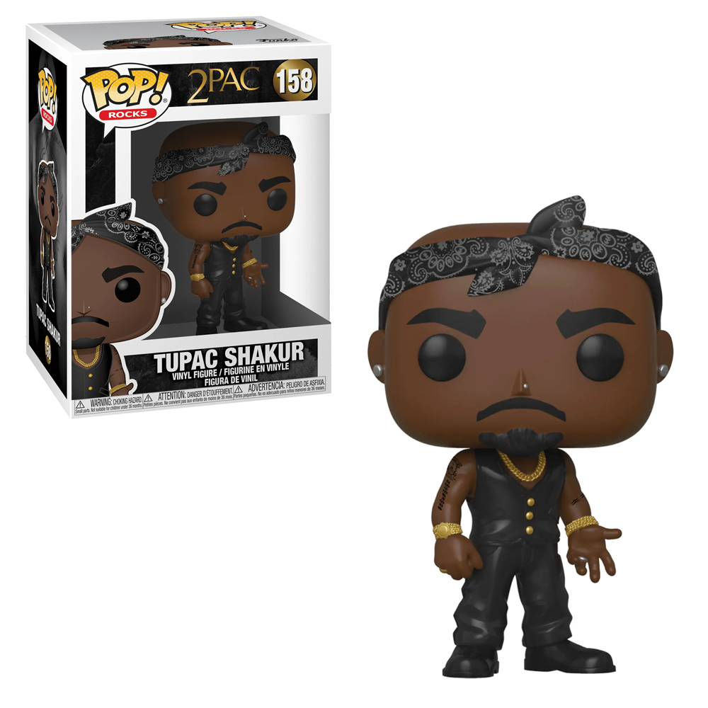 Funko POP! Rocks - Tupac Shakur Vinyl Figure #158 - Bards & Cards