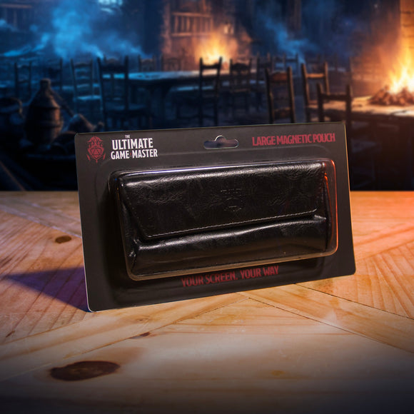 Large Magnetic Pouch - Premium Storage for Game Master Screen DM Accessories - Bards & Cards