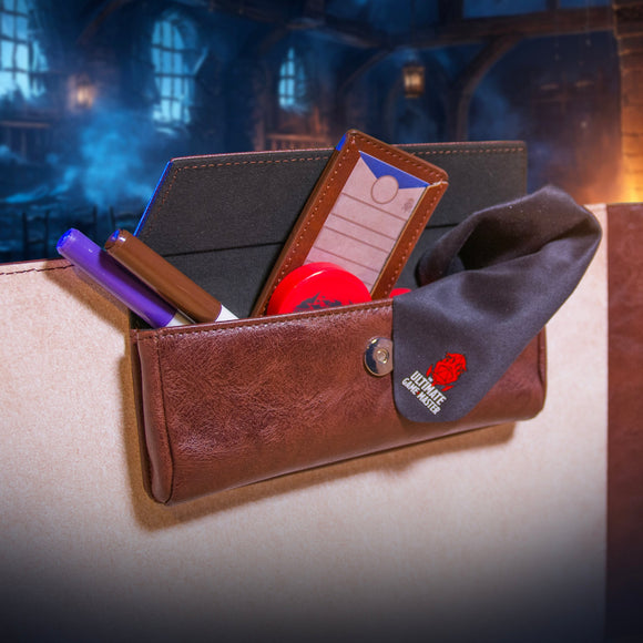 Large Magnetic Pouch - Premium Storage for Game Master Screen DM Accessories - Bards & Cards