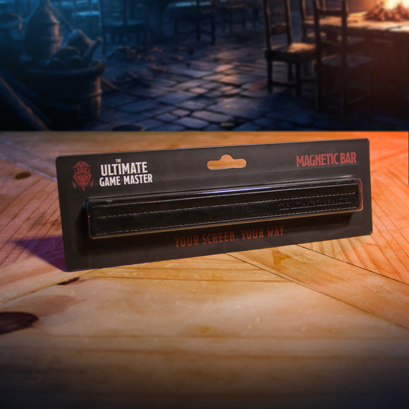 Magnetic Bar Set - Screen Extension Hardware for Ultimate Game Master Screen - Bards & Cards