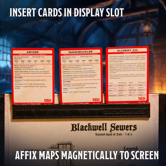 Magnetic Bar Set - Screen Extension Hardware for Ultimate Game Master Screen - Bards & Cards