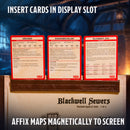 Magnetic Bar Set - Screen Extension Hardware for Ultimate Game Master Screen - Bards & Cards