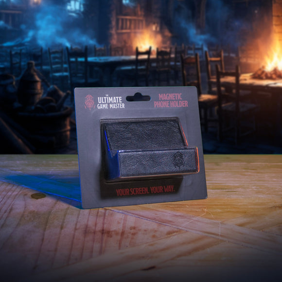Magnetic Phone Holder - Digital Tools Mount for Game Master Screen & TTRPG Sessions - Bards & Cards