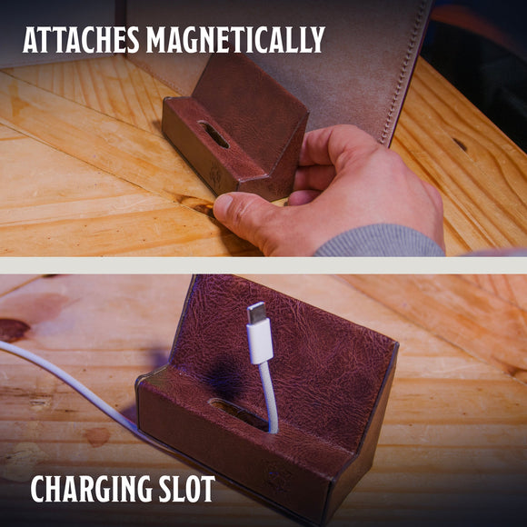Magnetic Phone Holder - Digital Tools Mount for Game Master Screen & TTRPG Sessions - Bards & Cards