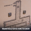 Rivet Magnets - Strong Neodymium Hardware for Game Master Screen Accessories - Bards & Cards