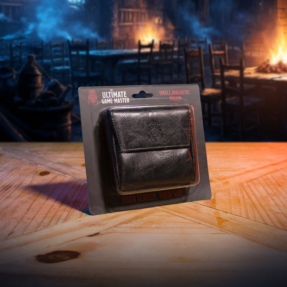 Small Magnetic Pouch - Compact Storage for DM Screen Accessories & Dice - Bards & Cards