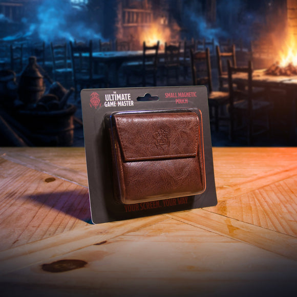 Small Magnetic Pouch - Compact Storage for DM Screen Accessories & Dice - Bards & Cards
