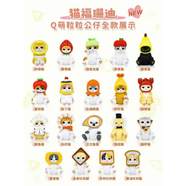 MOFUSAND: Cat Fu Q Cute Chibi Series 2 - 1 Blind Bag (4-Pack Figure) - 0
