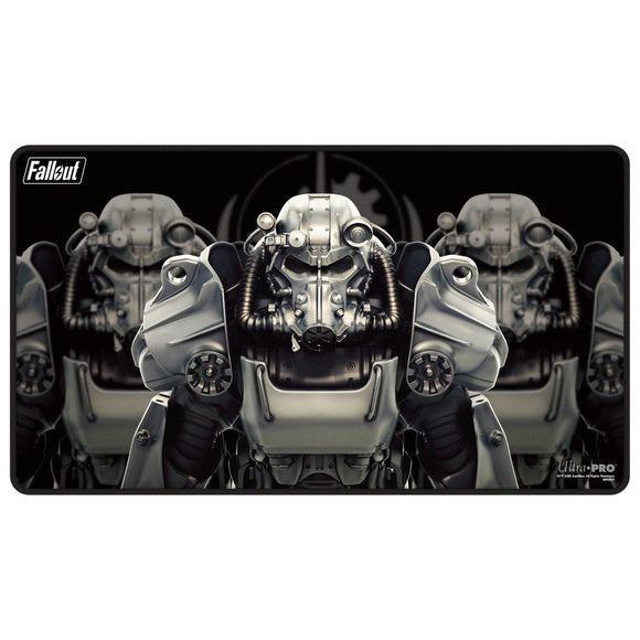 Ultra Pro Black Stitched Playmat - Magic: the Gathering Fallout: Brotherhood of Steel - Bards & Cards