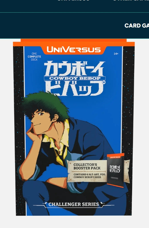 Universus Cowboy Bebop Challenger Series Deck