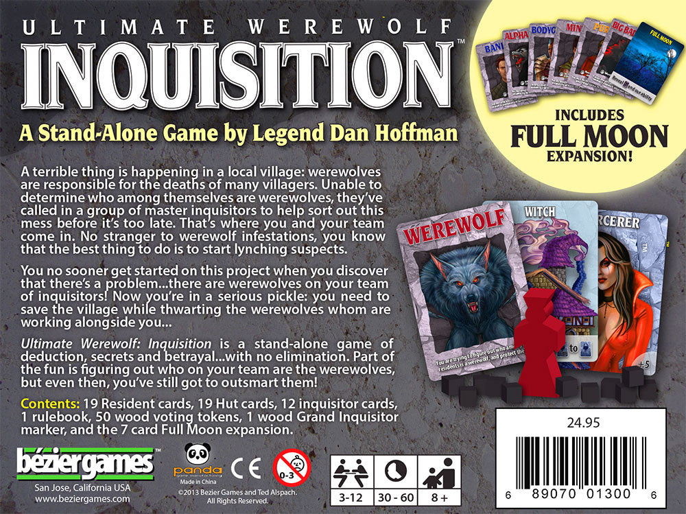 Ultimate Werewolf: Inquisition - Bards & Cards