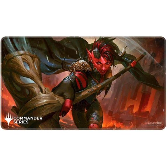 Ultra PRO: Stitched Edge Playmat - Commander Series 7 - Karlach - Bards & Cards