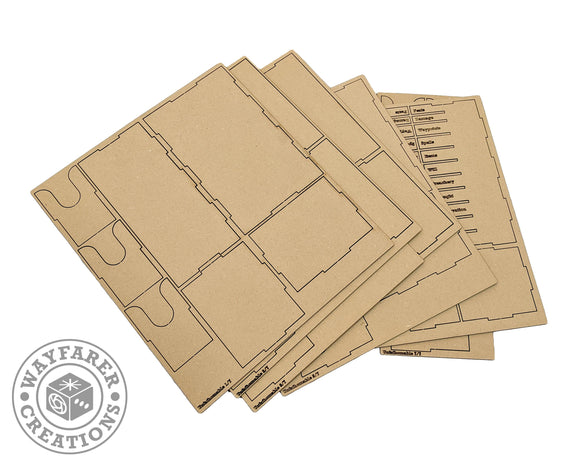 Unfathomable Board Game Organizer Insert - Bards & Cards