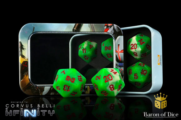 INFINITY: UNION, DICE SET - Bards & Cards