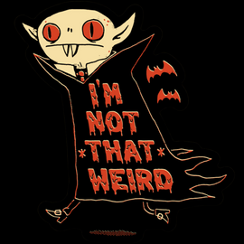 'Not That Weird' Shirt - Bards & Cards
