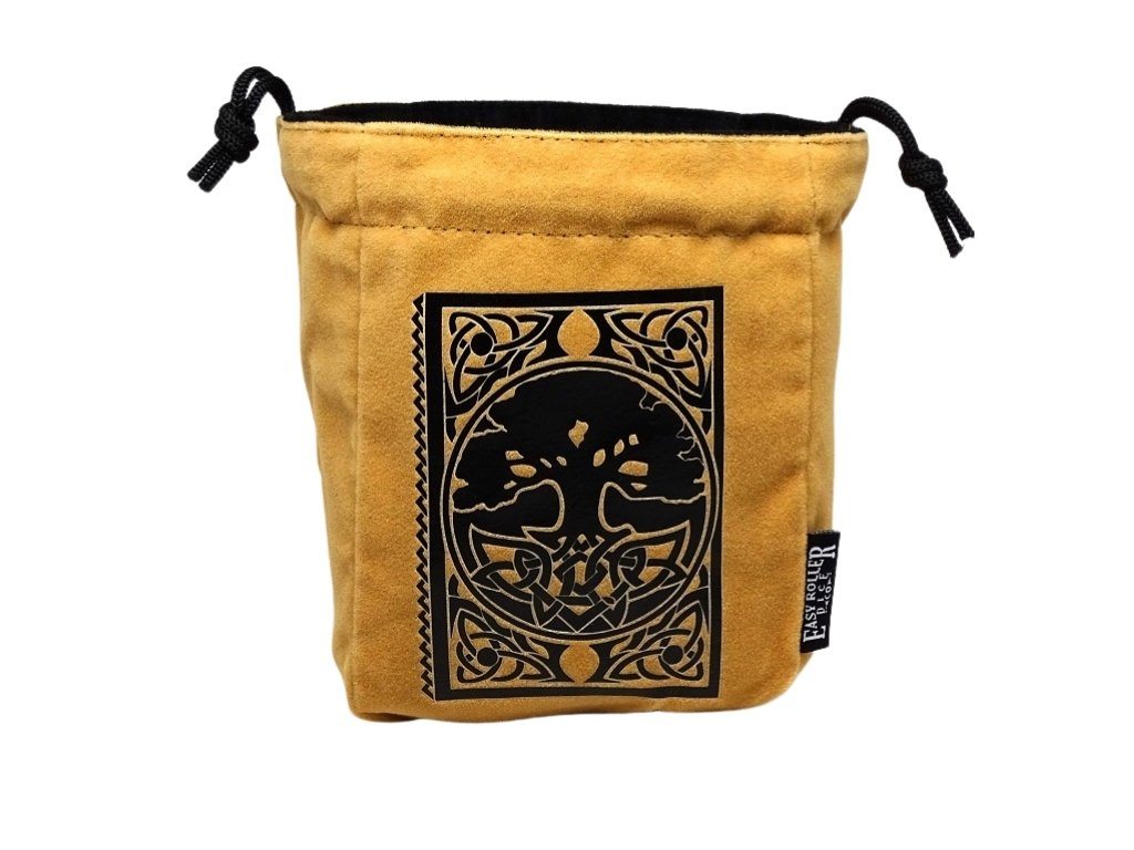 Spell Book Reversible Microfiber Self-Standing Large Dice Bag - Bards & Cards