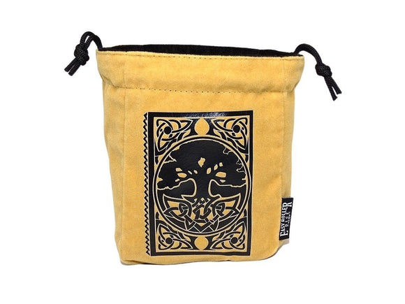 Spell Book Reversible Microfiber Self-Standing Large Dice Bag - Bards & Cards