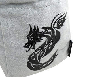 Celtic Knot Dragon Reversible Microfiber Self-Standing Large Dice Bag - Bards & Cards
