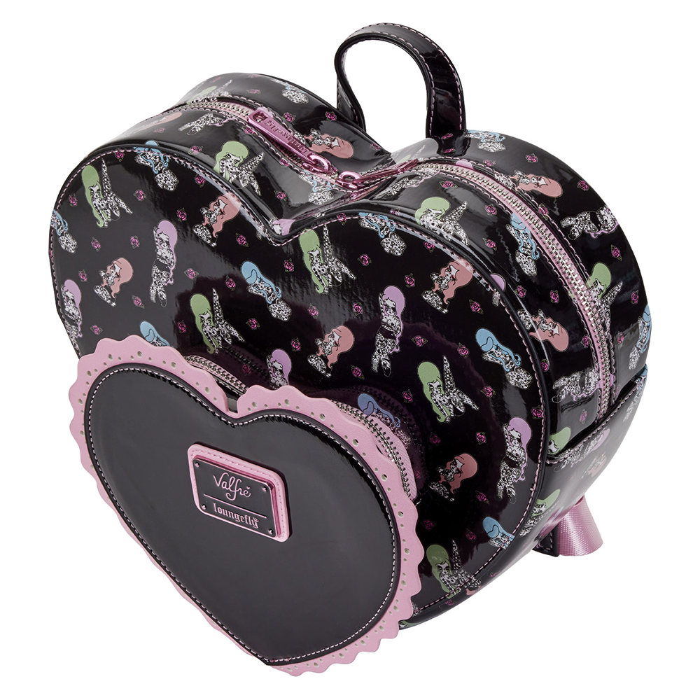 Loungefly: Valfre Double Heart Mini Backpack - 0