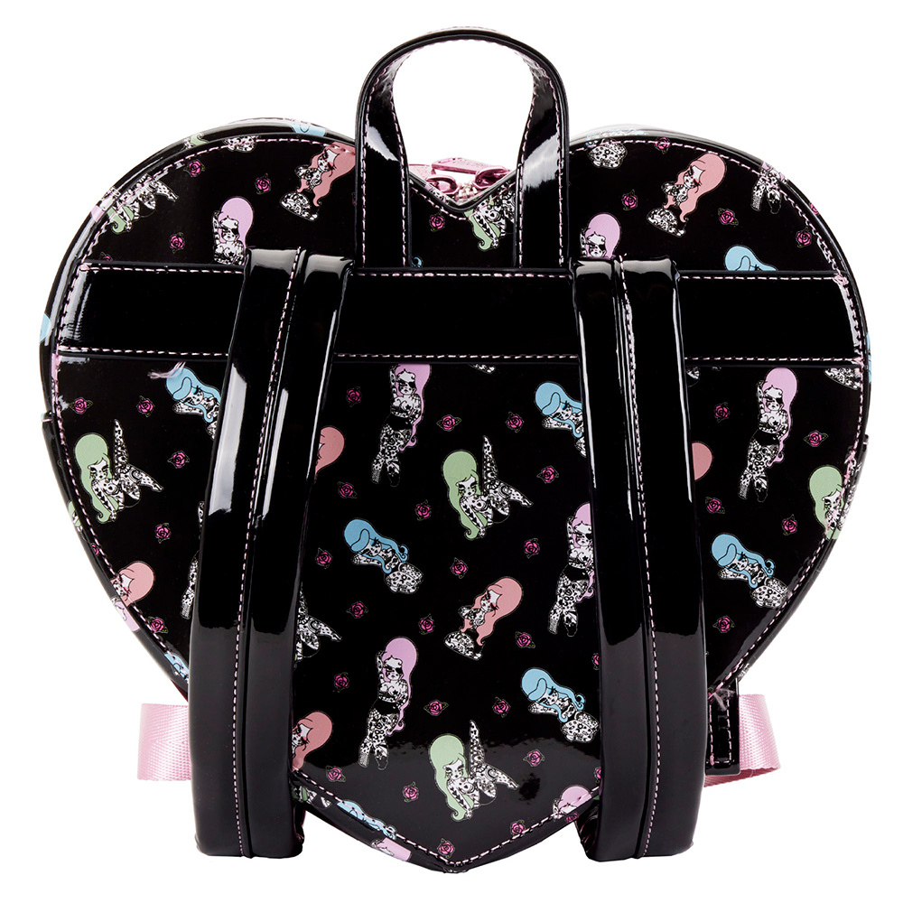 Loungefly: Valfre Double Heart Mini Backpack