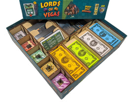 Lords of Vegas Board Game Organizer Insert - Bards & Cards