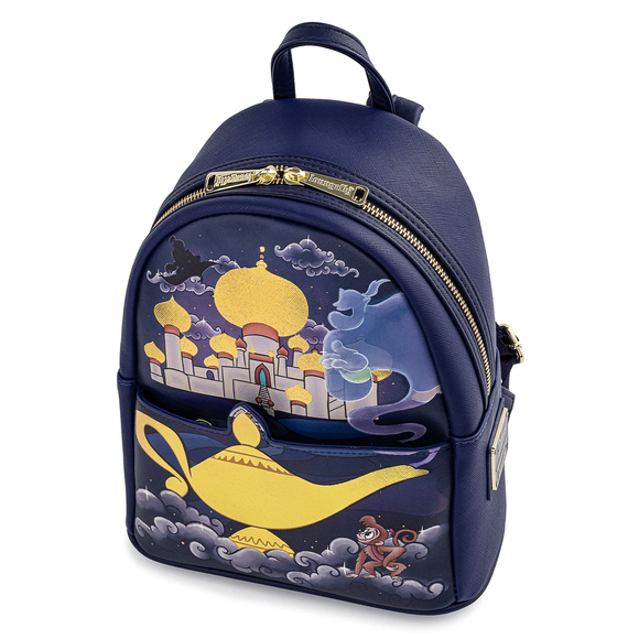 Loungefly: Disney - Aladdin Princess Jasmine Castle Mini Backpack - Bards & Cards