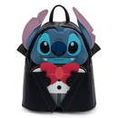 Loungefly: Disney Vampire Stitch Bow Tie Mini Backpack - Bards & Cards