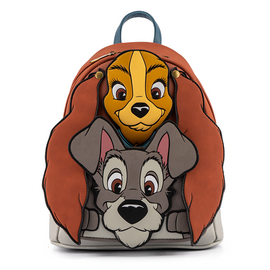Loungefly: Disney Lady and the Tramp Cosplay Mini Backpack - Bards & Cards