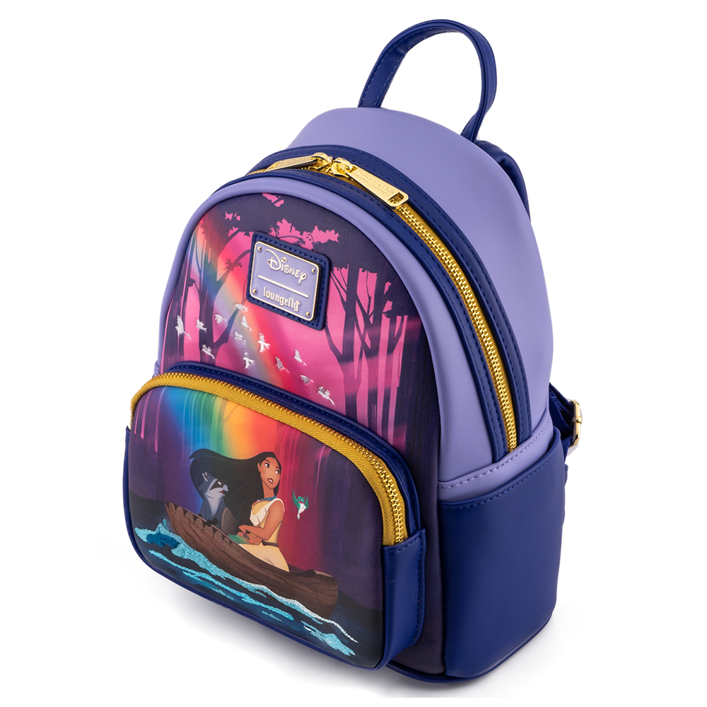 Loungefly: Disney Pocahontas Just Around the River Bend Mini Backpack - 0