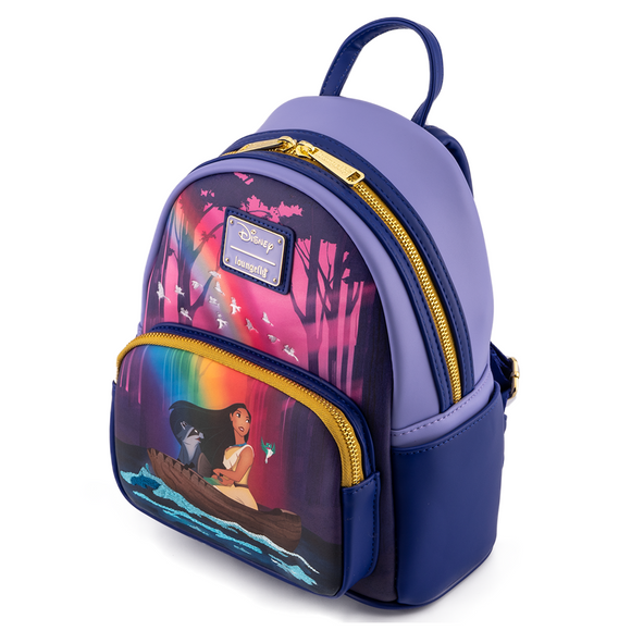 Loungefly: Disney Pocahontas Just Around the River Bend Mini Backpack - Bards & Cards