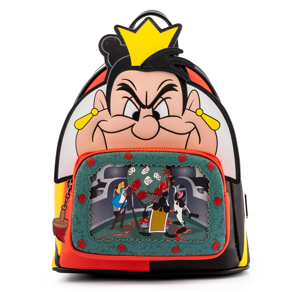 Loungefly Disney Villains Scene Series Queen Of Hearts Mini Backpack