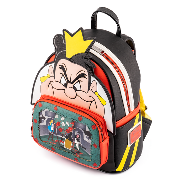 Loungefly: Disney - Villains Scene Series Queen Of Hearts Mini Backpack - Bards & Cards