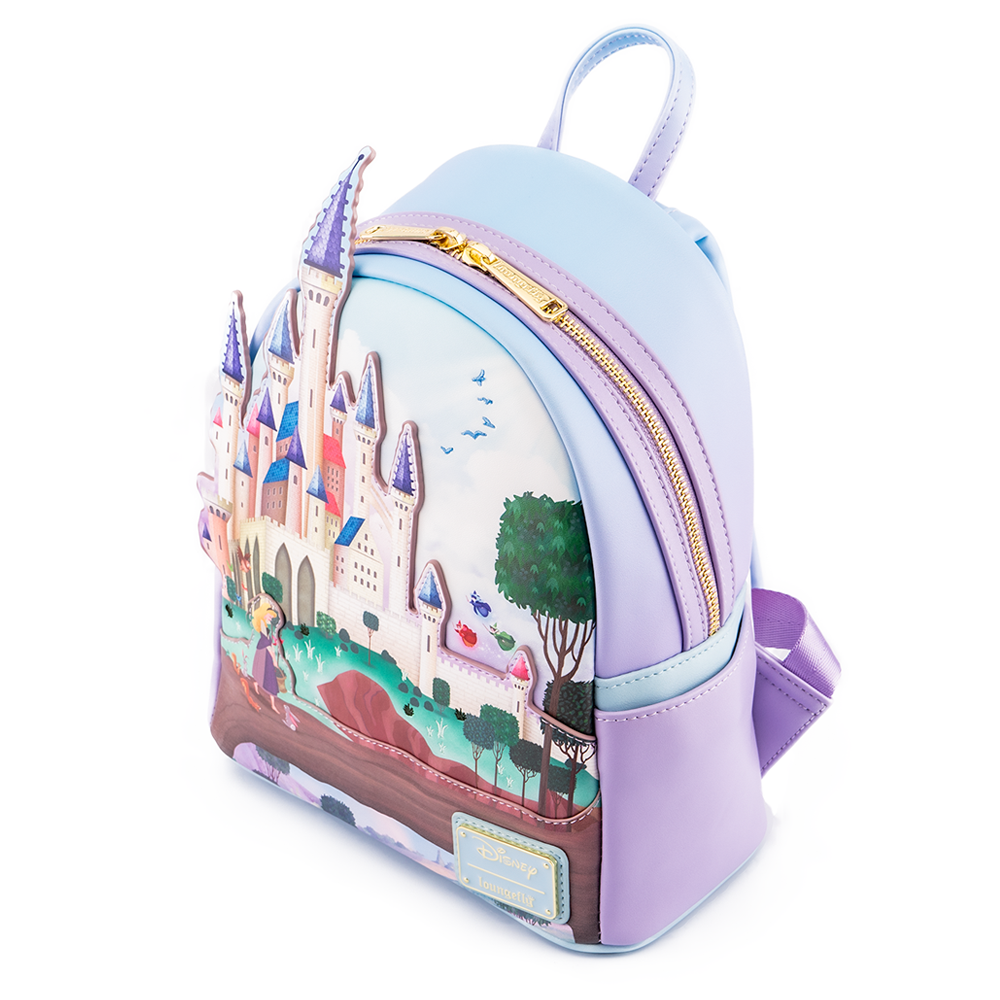 Loungefly: Disney - Princess Castle Series Sleeping Beauty Mini Backpack - 0