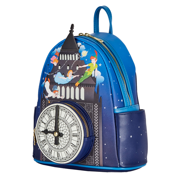 Loungefly: Disney Peter Pan Glow Clock Mini Backpack - Bards & Cards
