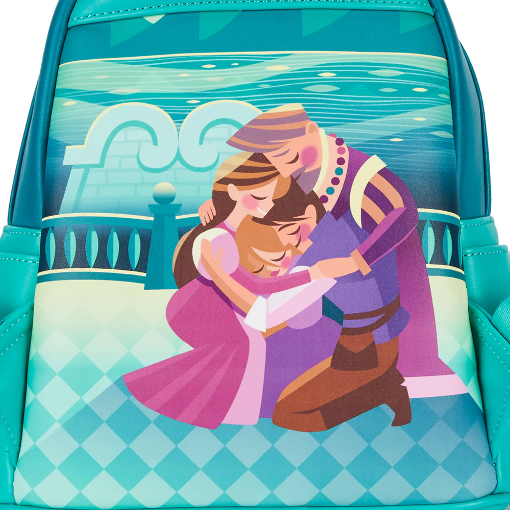 Loungefly: Disney - Tangled Rapunzel Castle Glow in the Dark Mini Backpack