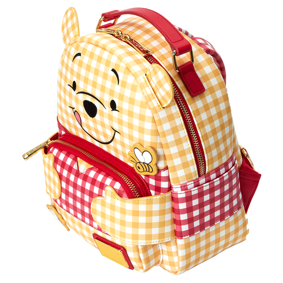 Loungefly: Disney Winnie The Pooh Gingham Mini Backpack - Bards & Cards