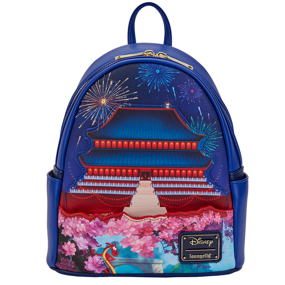 Loungefly: Disney Mulan Castle Light Up Mini Backpack - Bards & Cards
