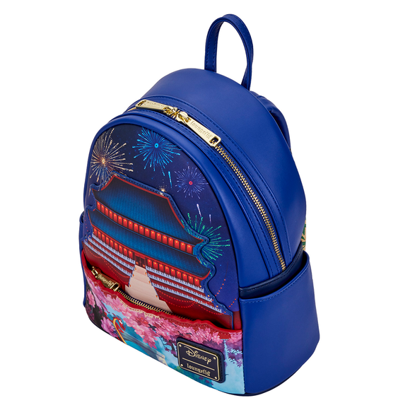 Loungefly: Disney Mulan Castle Light Up Mini Backpack - Bards & Cards