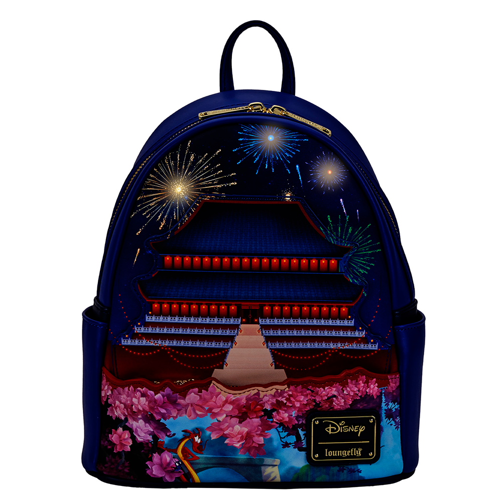 Loungefly: Disney Mulan Castle Light Up Mini Backpack