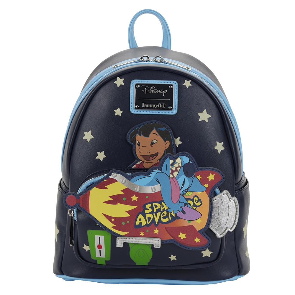 Disney Lilo And Stitch Space Adventure Mini Backpack - Thumbnail 3