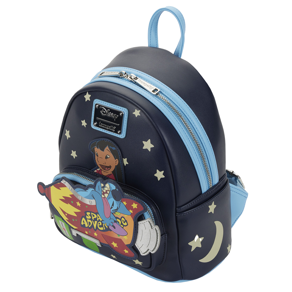 Loungefly: Disney Lilo And Stitch Space Adventure Mini Backpack - 0