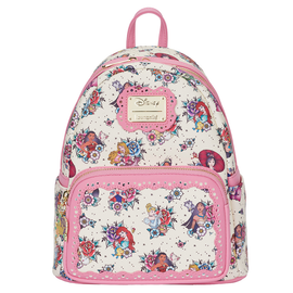 Loungefly: Disney Princess Tattoo Aop Mini Backpack - Bards & Cards