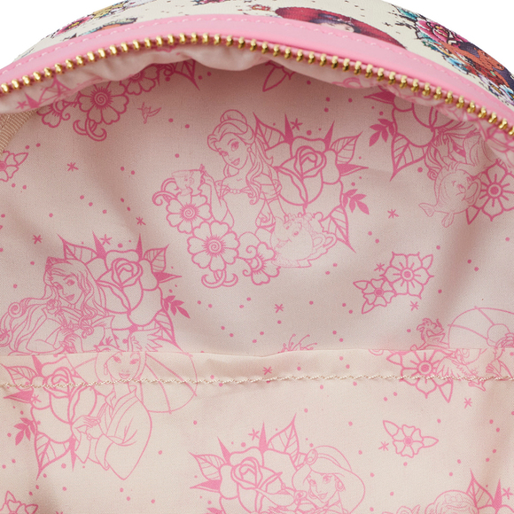 Loungefly: Disney Princess Tattoo Aop Mini Backpack - Bards & Cards