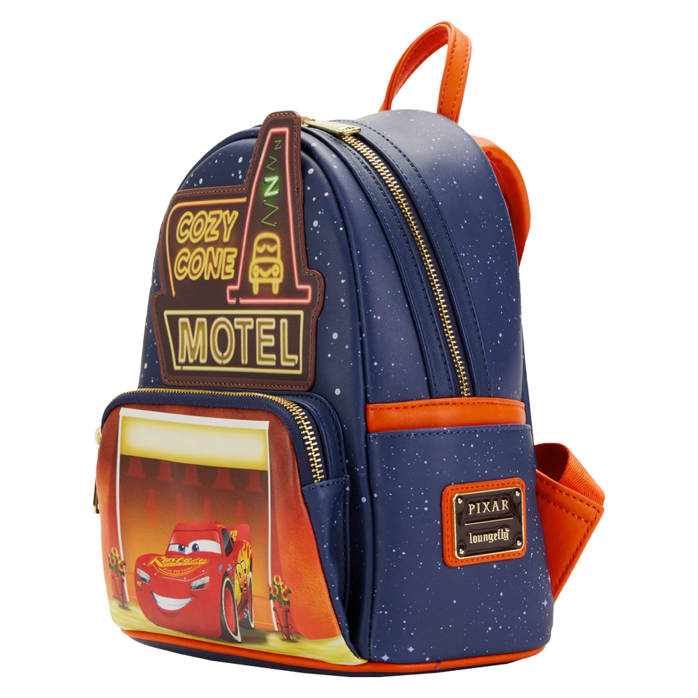 Loungefly: Disney Pixar Moments - Cars Cozy Cone Mini Backpack - 0