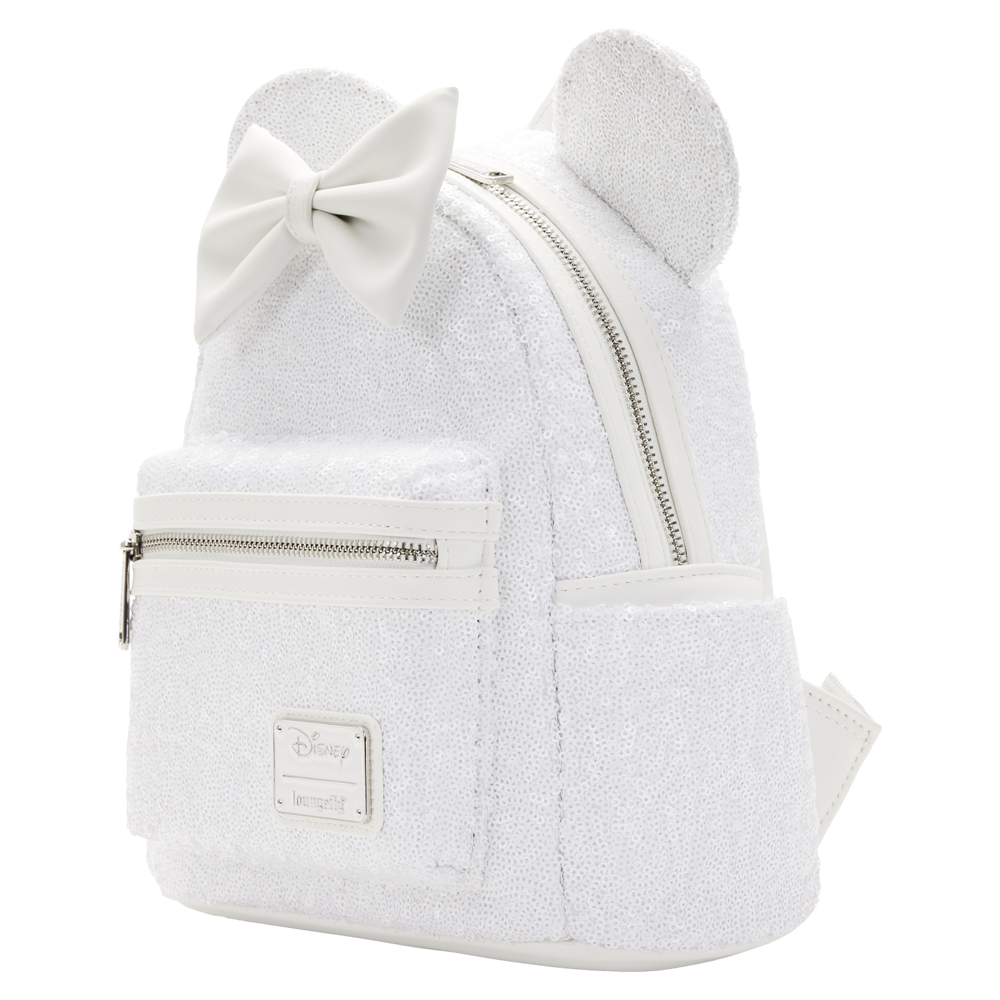 Loungefly Disney Minnie Sequin Wedding Mini Backpack - Thumbnail 5