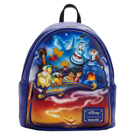 Loungefly: Disney - Aladdin 30th Anniversary Mini Backpack - Bards & Cards