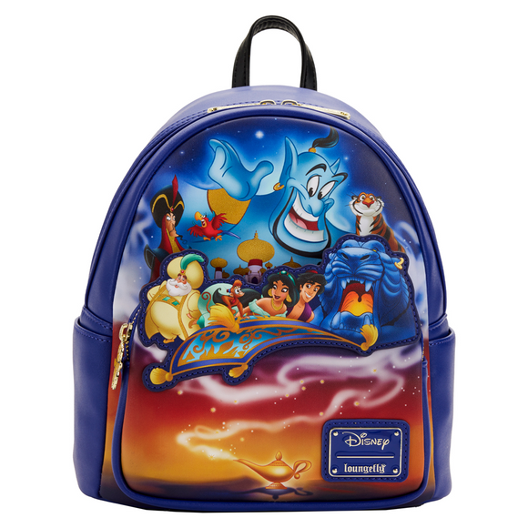 Loungefly: Disney - Aladdin 30th Anniversary Mini Backpack - Bards & Cards
