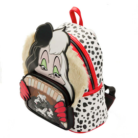 Loungefly: Disney - 101 Dalmatians Villains Scene Cruella Mini Backpack - Bards & Cards