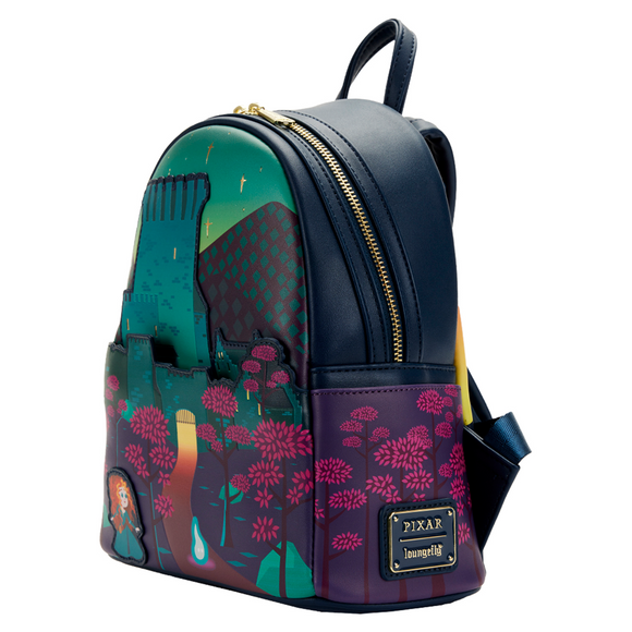 Loungefly: Disney - Brave Princess Castle Series Mini Backpack - Bards & Cards